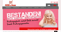Desktop Screenshot of fahrschule-fuchs-sr.de